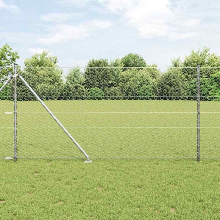 Gard Hexagonal 1.4x10 m Oțel Galvanizat