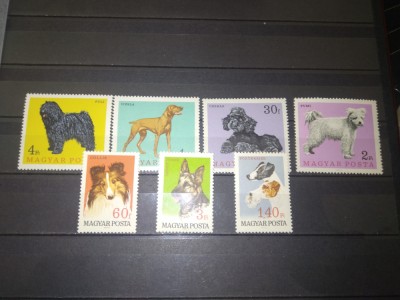 TIMBRE UNGARIA CAINI 1967 foto