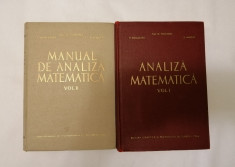 Manual de analiza matematica, 2 vol., M. Nicolescu foto