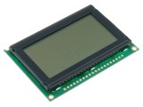 Afișaj LCD grafic 128x64 FSTN 75x52,7mm LED