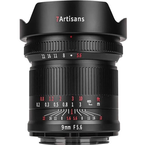 Obiectiv Manual 7Artisans 9mm F5.6 Full Frame Ultra Wide