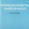 Introducere in Dreptul Finantelor Publice - Note de curs