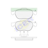 Set placute frana fata Icer 181533Renault Espace 4 2002-2015; Grand Scenic, Laguna 2, 2001-2007; Vel Satis 2002-; punte fata,