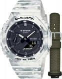 Ceas Barbati, Casio G-Shock, Classic GAE GAE-2100GC-7AER, Set cu Cadran si Bratara suplimentara - Marime universala