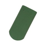 Tiglele ceramice Tondach Solzi cu taietura semicirculara verde inchis