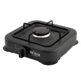 Plita pe gaz cu 1 arzator B&Ouml;HM BG-2811-B, 2,2 kW, negru