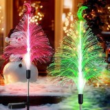 Decoratiune Solara de gradina, Brazi de Craciun, 7 culori schimbatoare, IP65, Oem