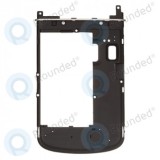 Capacul Blackberry Q10 din spate, carcasa din spate negru