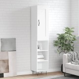 vidaXL Dulap &icirc;nalt, alb, 34,5x34x180 cm, lemn prelucrat
