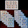 RO 2005 LP 1687a +2006 LP 1750b , &quot;Leul Nou 2005/2006&quot;,complet in minicoli , MNH, Nestampilat