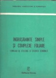 Ingrasaminte simple si complexe foliare editura Ceres 1995