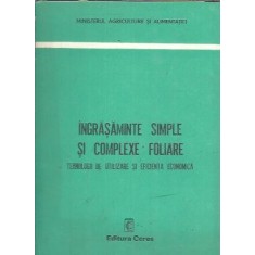 Ingrasaminte simple si complexe foliare
