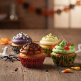 Set hartie pentru briose - Halloween - 100 buc pachet