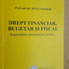 Drept financiar, bugetar si fiscal- Ioan Condur
