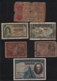 Set / Lot 9 bancnote Spania pesetas circulate / vezi scan, Europa