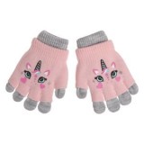 M&acirc;ini Duble Unicorn Glitter Roz și Gri pentru Fete 6-10 Ani, CMCLASS