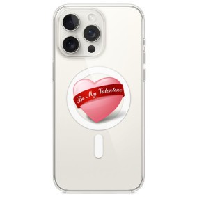 Husa personalizata apple iphone 14 pro, magsafe, be my valentine foto