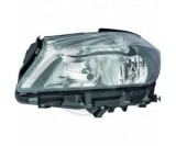 Far Mercedes Clasa A (W176), 06.2012-, Electric, tip bec H15+H7, omologare ECE, cu motoras, cu lumini de zi, A1768200161; A1768203861, Stanga, Hella