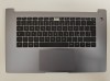Carcasa superioara cu tastatura palmrest Laptop, Huawei, D15 BoB-WAE9P, BoB-WAH9, BoB-WAH9P, BoH-WAQ9L, BOH-WAQ9R, BOH-WAQ9RP, gri, layout IT (italian