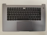 Carcasa superioara cu tastatura palmrest Laptop, Huawei, D15 BoB-WAE9P, BoB-WAH9, BoB-WAH9P, BoH-WAQ9L, BOH-WAQ9R, BOH-WAQ9RP, gri, layout IT (italian
