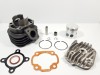 Kit Cilindru + Chiuloasa 80cc Yamaha Why/MBK Booster, Racire Aer, 2T, Set Motor Scuter
