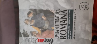Limba si literatura romana Manual clasa IX S.Angelescu,N.Nicolae 2000 foto