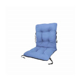 Perna sezut/spatar pentru scaun de gradina sau balansoar, 50x50x55 cm, culoare albastru, Palmonix