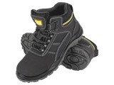 Ghete de protecție LAHTI PRO L3011346, mărimea 46, negru/galben cu bombeu metalic