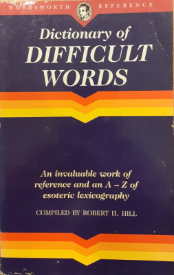 Dictionary of Difficult Words foto