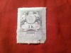 Timbru Fiscal Ungaria 1898 1 kor , stampilat , colt rupt