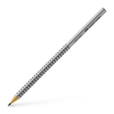 Creion Grafit B Faber-Castell Grip 2001, Argintiu, Creion Faber Castell, Creion Grafit Faber Castell, Creion B Faber Castell, Creion Faber Castell Gri foto