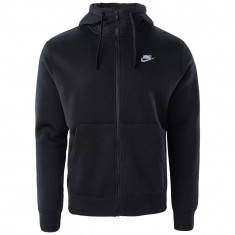 Hanorace Nike NSW Club Fleece FZ Hoodie BV2645-010 negru