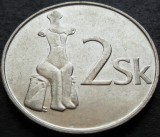 Cumpara ieftin Moneda 2 COROANE - SLOVACIA, anul 1993 * cod 235 B