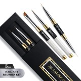 Set Pensule Nail Art 5 buc Laloo