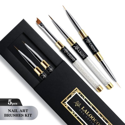 Set Pensule Nail Art 5 buc Laloo foto