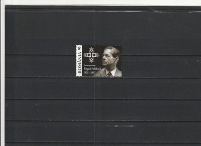 ROMANIA 2017 LP 2173 IN MEMORIAM REGELE MIHAI I MNH NESTAMPILAT foto