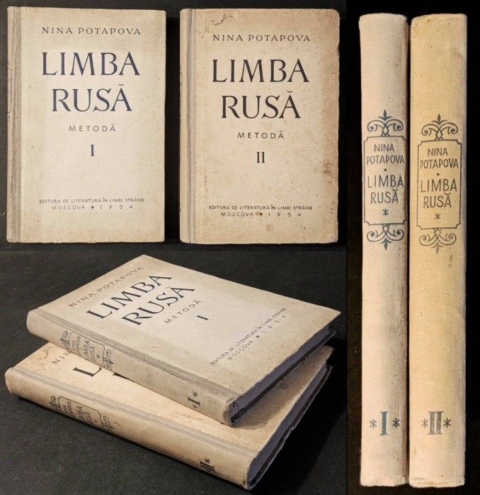 Curs Manual LIMBA RUSA – METODA de INVATAT pentru ROMÂNI Vol. 1+2 I II ...