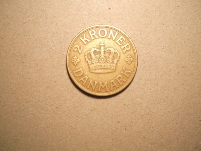 DANEMARCA 2 KRONER 1926 foto