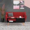 VidaXL Măsuță de cafea, negru, 100x49,5x43 cm, lemn prelucrat 326787