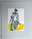 Ion Mihalache &quot;Nud&quot; tehnica mixta 2014, Carbune, Altul