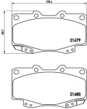 BREMBO P 83 069 PRIME LINE set placute frana,frana disc