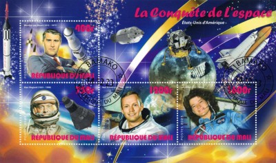 MALI 2023 - Cosmonautica [2] / set complet-colite + bloc (4 imagini) foto