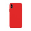 Husa protectie compatibila cu Apple iPhone X/XS Liquid Silicone Case Rosu