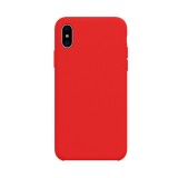 Husa protectie compatibila cu Apple iPhone X/XS Liquid Silicone Case Rosu