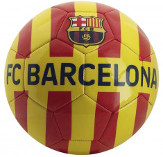 Minge FC Barcelona Catalunya Yellow Red Stripes marimea 5 foto