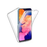 Husa 360 compatibila oppo a78 5g, full body, fata spate, transparent