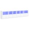 Dulap cu lumini LED, alb, 283x37x67 cm