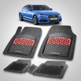Cumpara ieftin Covorase Tavita Cauciuc Compatibile Audi A6 C7 Sedan 2011&ndash;2018 | Red