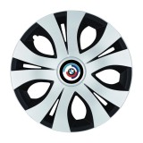 Set 4 Capace Roti Top Gri-Negru R15, Compatibil Cu BMW Nou