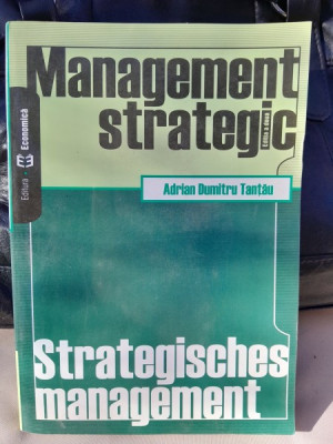 Management strategic - Adrian Dumitru Tantau foto